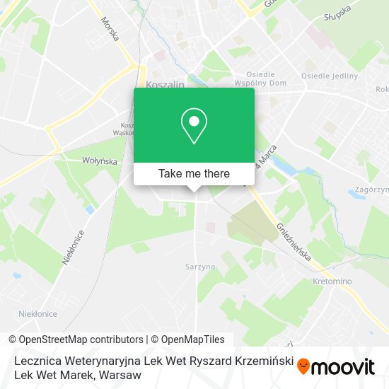 Lecznica Weterynaryjna Lek Wet Ryszard Krzemiński Lek Wet Marek map