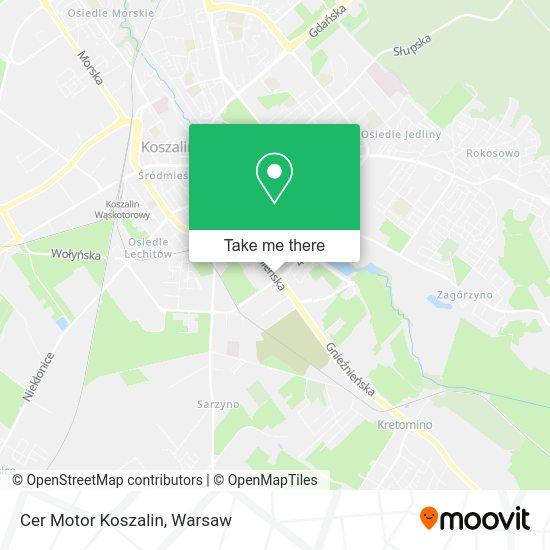 Карта Cer Motor Koszalin