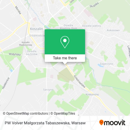 PW Volver Małgorzata Tabaszewska map