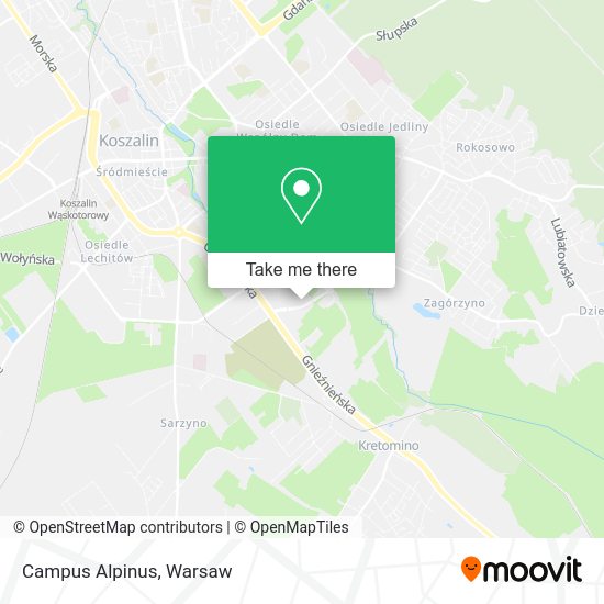 Campus Alpinus map