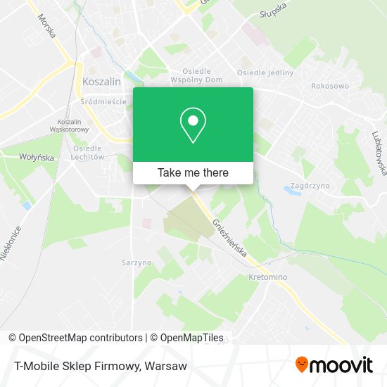 T-Mobile Sklep Firmowy map