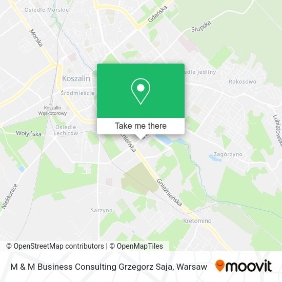 M & M Business Consulting Grzegorz Saja map