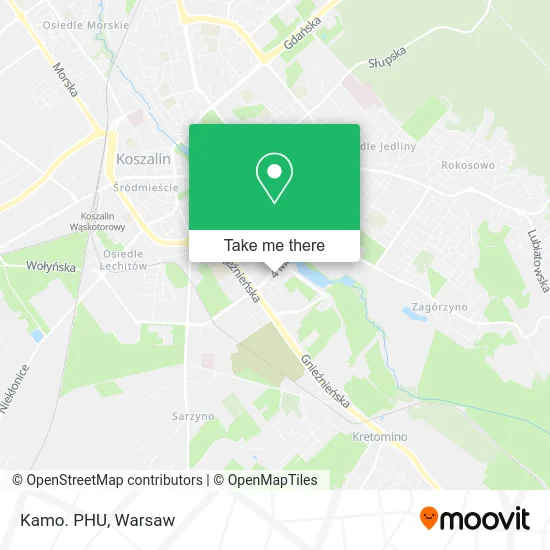 Карта Kamo. PHU