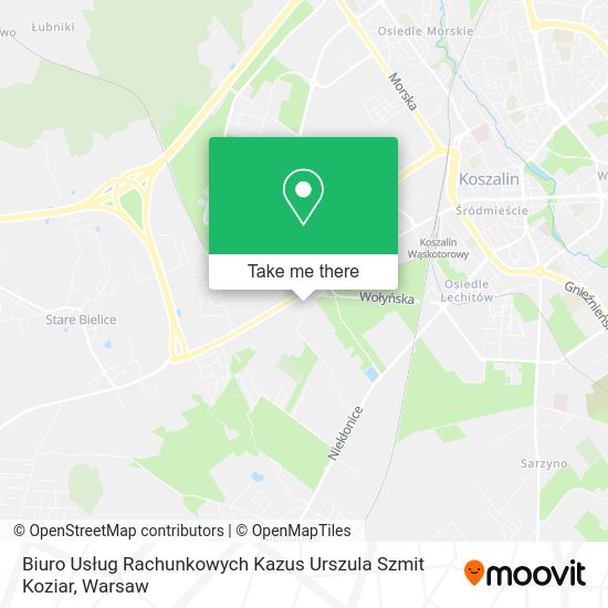 Biuro Usług Rachunkowych Kazus Urszula Szmit Koziar map