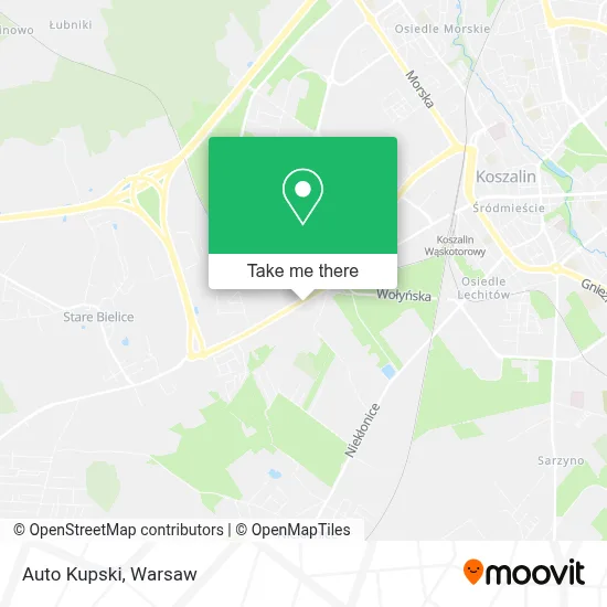 Auto Kupski map
