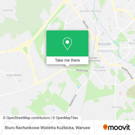 Карта Biuro Rachunkowe Wioletta Kuźbicka