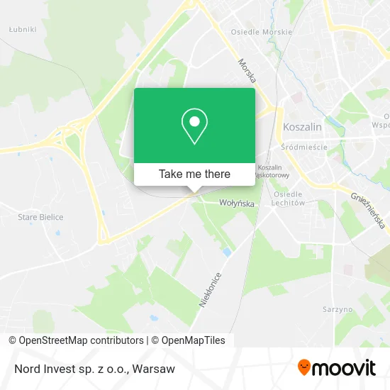 Карта Nord Invest sp. z o.o.