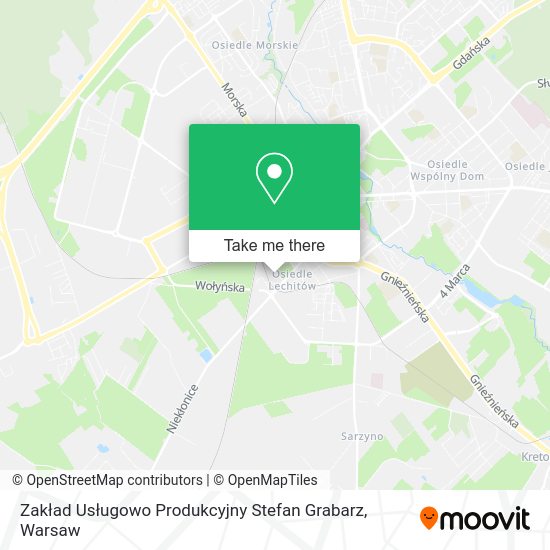 Zakład Usługowo Produkcyjny Stefan Grabarz map