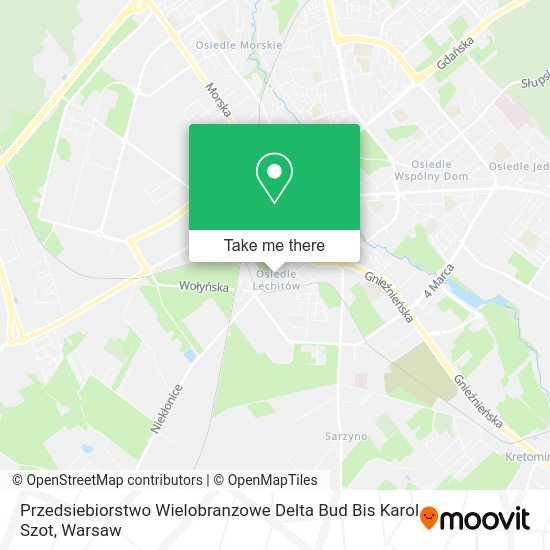 Przedsiebiorstwo Wielobranzowe Delta Bud Bis Karol Szot map