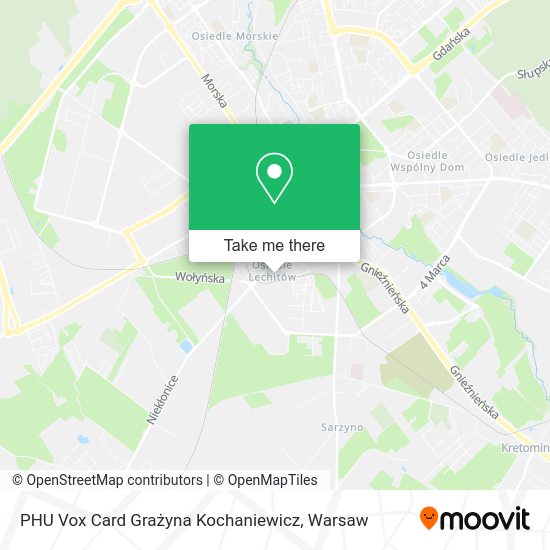 PHU Vox Card Grażyna Kochaniewicz map