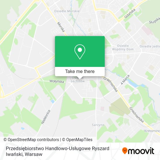 Przedsiębiorstwo Handlowo-Usługowe Ryszard Iwański map