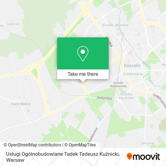 Usługi Ogólnobudowlane Tadek Tadeusz Kuźnicki map