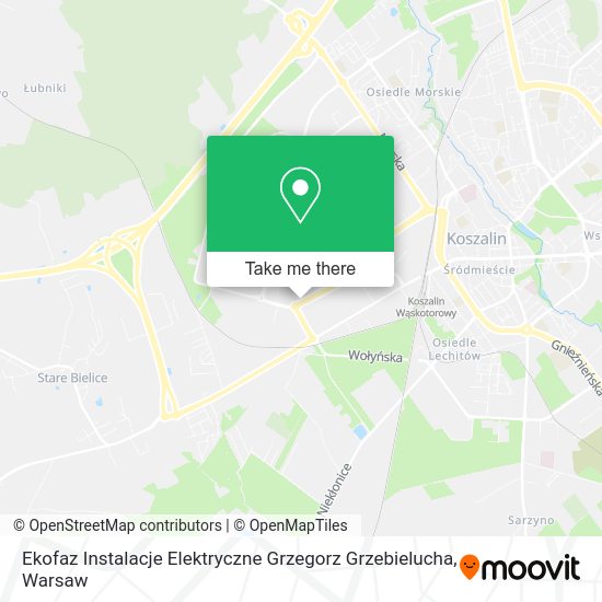 Ekofaz Instalacje Elektryczne Grzegorz Grzebielucha map