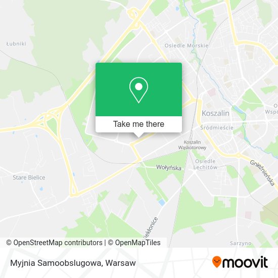 Myjnia Samoobslugowa map