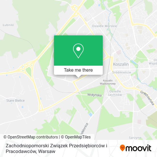 Zachodniopomorski Związek Przedsiębiorców i Pracodawców map