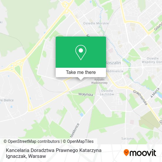 Kancelaria Doradztwa Prawnego Katarzyna Ignaczak map