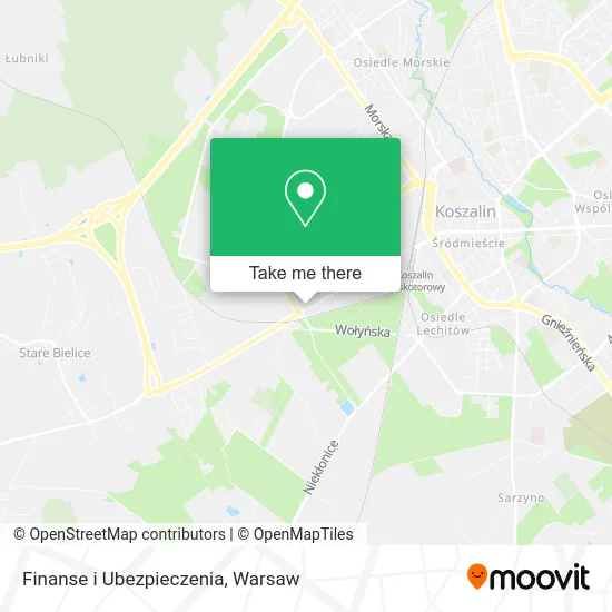 Карта Finanse i Ubezpieczenia