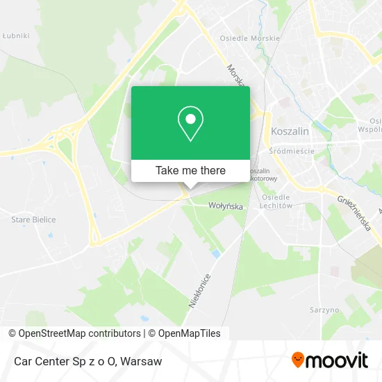 Карта Car Center Sp z o O