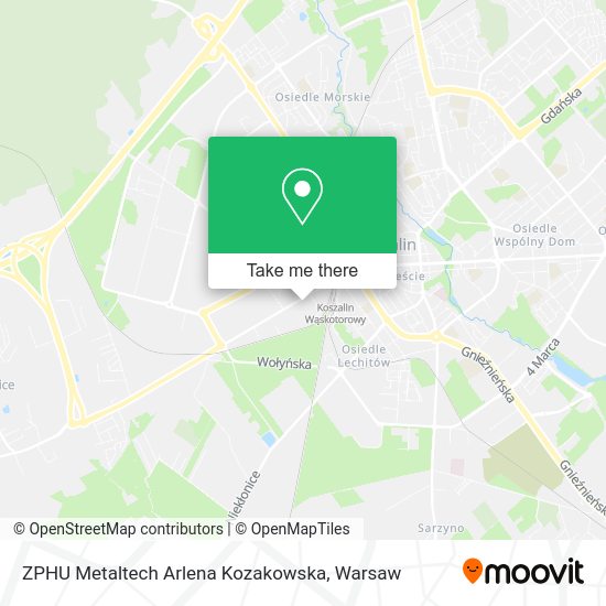 ZPHU Metaltech Arlena Kozakowska map