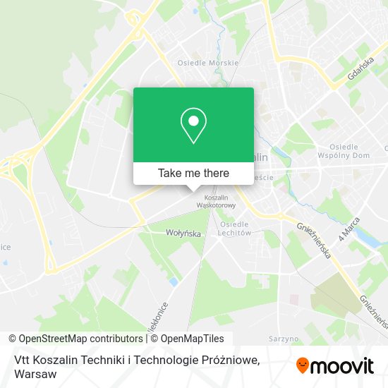 Vtt Koszalin Techniki i Technologie Próżniowe map