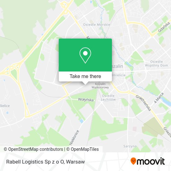 Rabell Logistics Sp z o O map