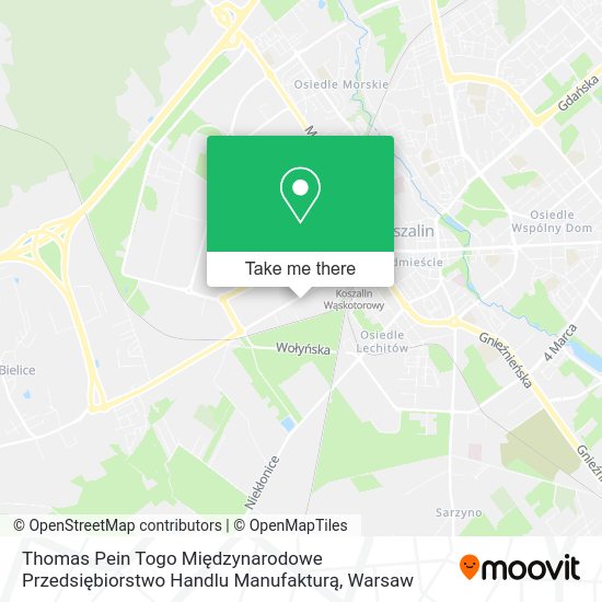 Thomas Pein Togo Międzynarodowe Przedsiębiorstwo Handlu Manufakturą map