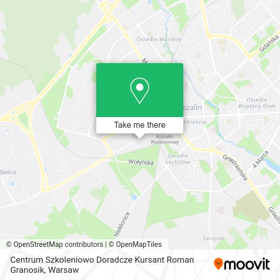 Centrum Szkoleniowo Doradcze Kursant Roman Granosik map