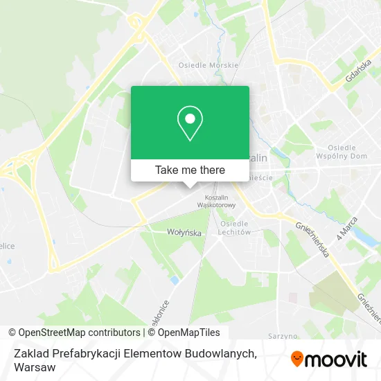 Карта Zaklad Prefabrykacji Elementow Budowlanych