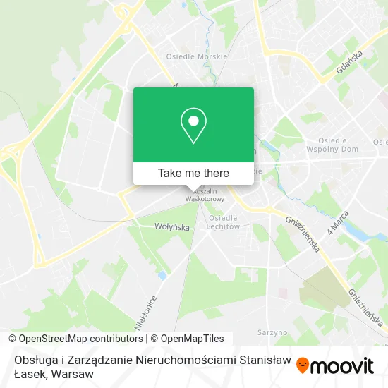 Карта Obsługa i Zarządzanie Nieruchomościami Stanisław Łasek
