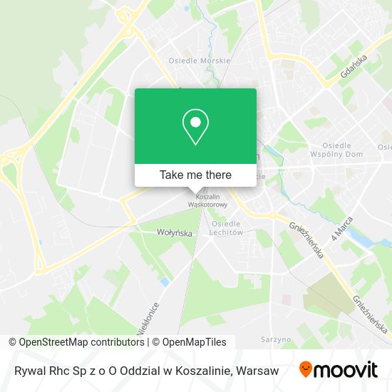 Rywal Rhc Sp z o O Oddzial w Koszalinie map