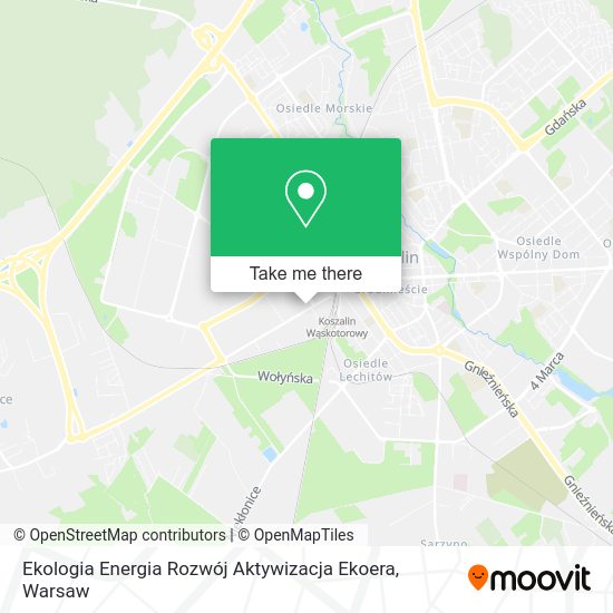 Ekologia Energia Rozwój Aktywizacja Ekoera map