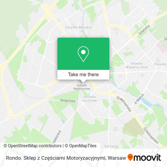 Rondo. Sklep z Częściami Motoryzacyjnymi map