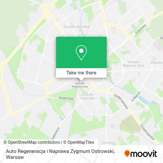 Auto Regeneracja i Naprawa Zygmunt Ostrowski map