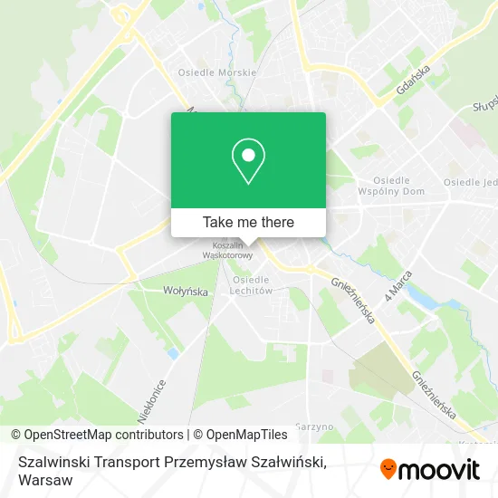 Карта Szalwinski Transport Przemysław Szałwiński