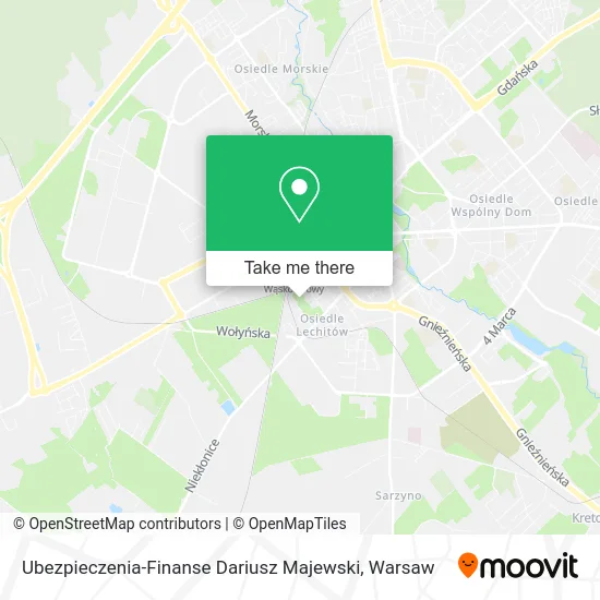 Карта Ubezpieczenia-Finanse Dariusz Majewski