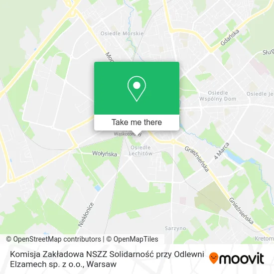 Komisja Zakładowa NSZZ Solidarność przy Odlewni Elzamech sp. z o.o. map