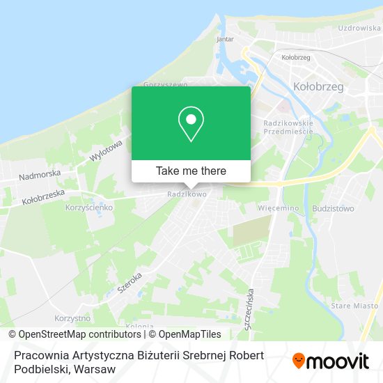 Pracownia Artystyczna Biżuterii Srebrnej Robert Podbielski map