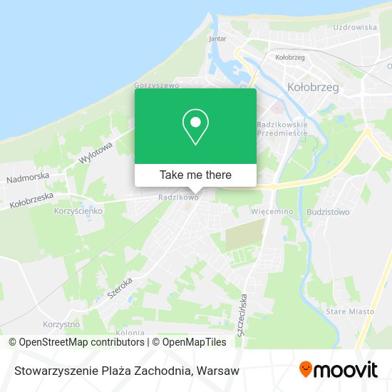 Stowarzyszenie Plaża Zachodnia map