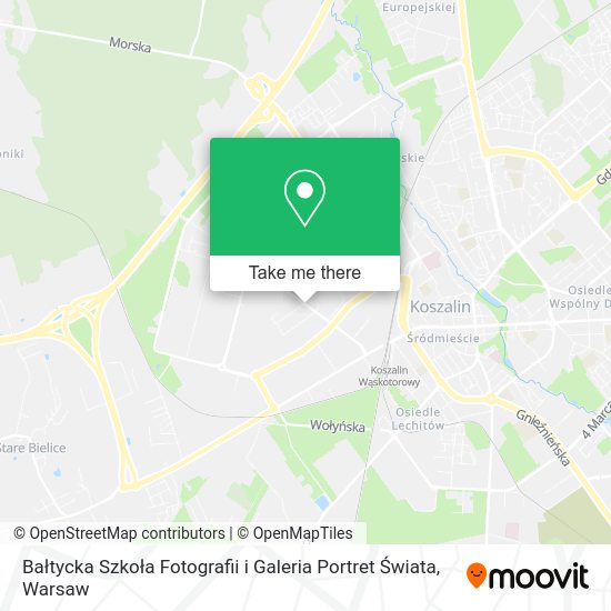 Bałtycka Szkoła Fotografii i Galeria Portret Świata map