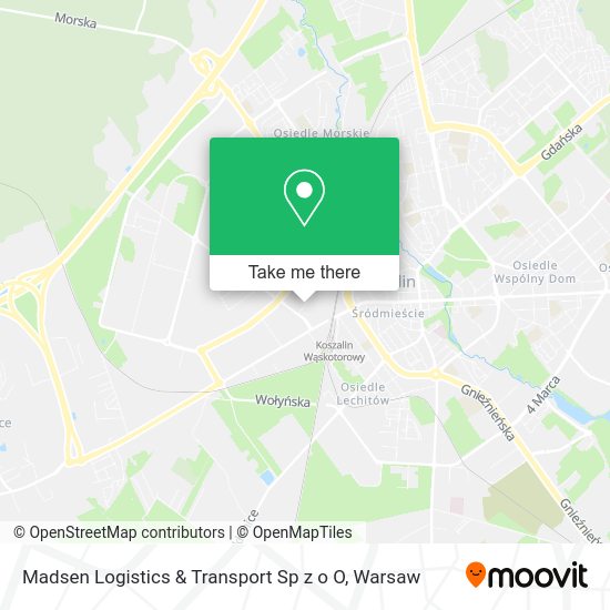 Madsen Logistics & Transport Sp z o O map