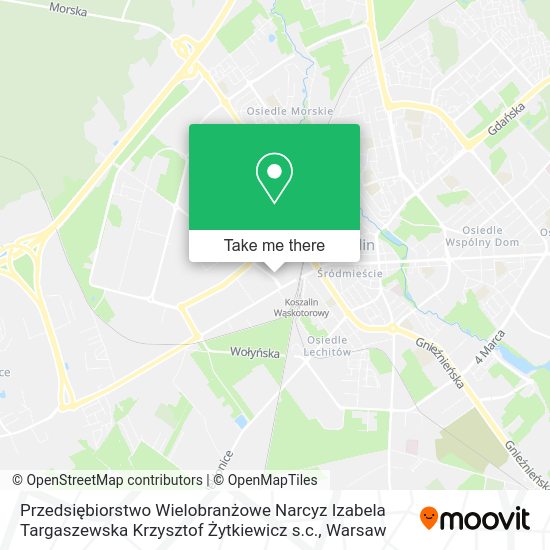 Przedsiębiorstwo Wielobranżowe Narcyz Izabela Targaszewska Krzysztof Żytkiewicz s.c. map