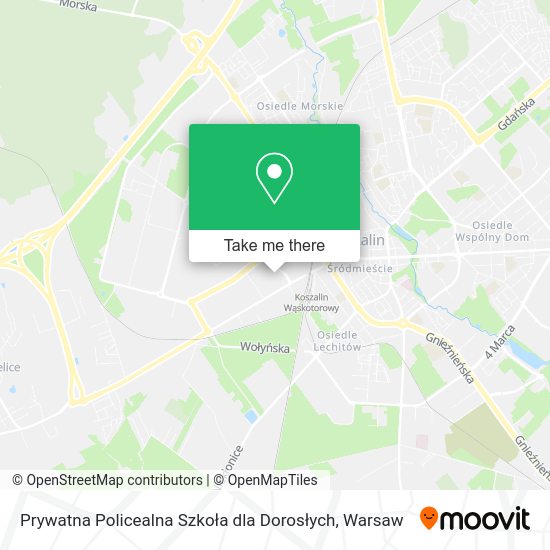 Prywatna Policealna Szkoła dla Dorosłych map