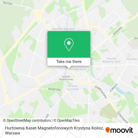 Карта Hurtownia Kaset Magnetofonowych Krystyna Kolisz