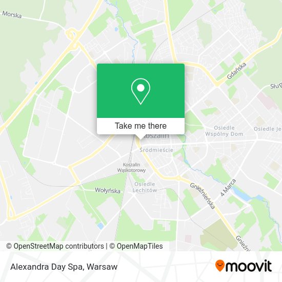 Alexandra Day Spa map