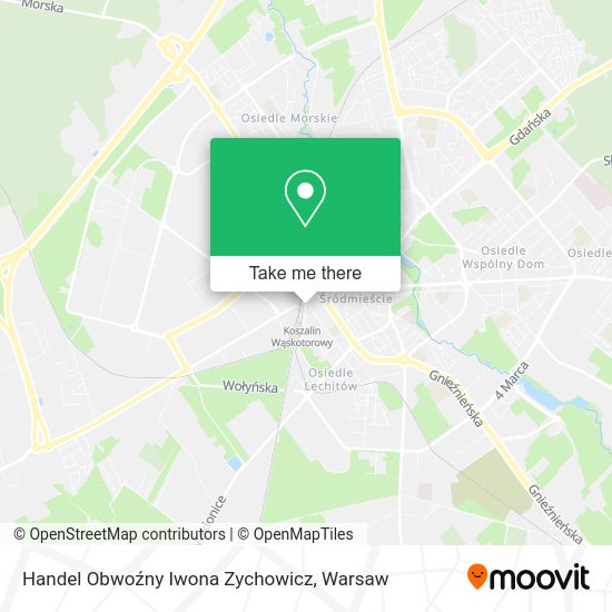 Handel Obwoźny Iwona Zychowicz map