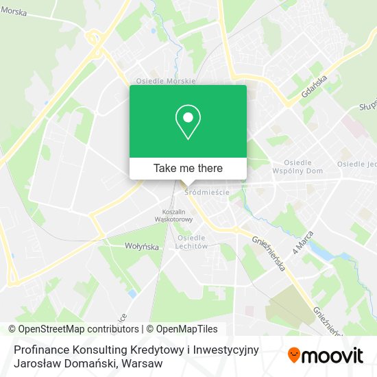 Profinance Konsulting Kredytowy i Inwestycyjny Jarosław Domański map