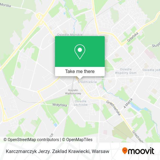 Karczmarczyk Jerzy. Zakład Krawiecki map