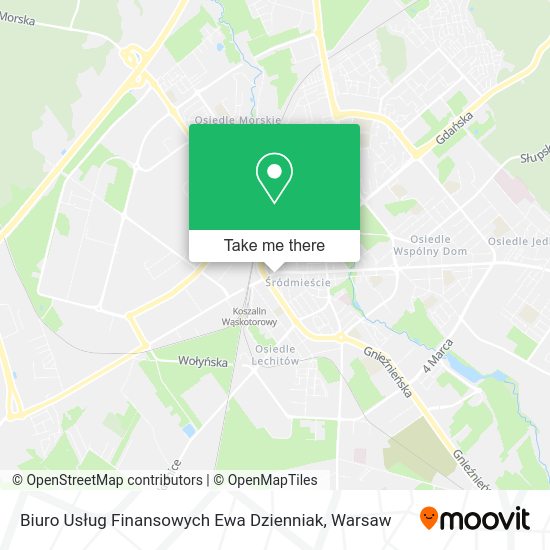 Biuro Usług Finansowych Ewa Dzienniak map