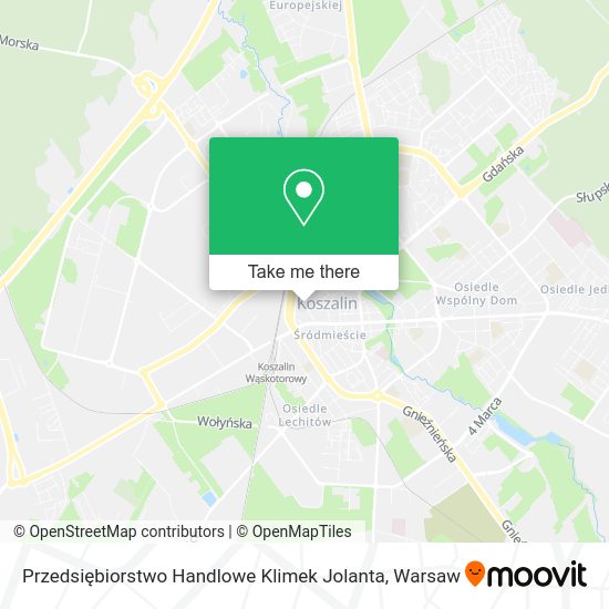 Przedsiębiorstwo Handlowe Klimek Jolanta map