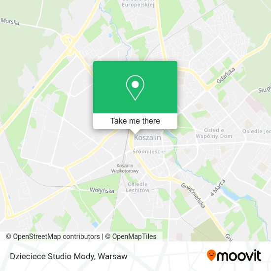 Dzieciece Studio Mody map